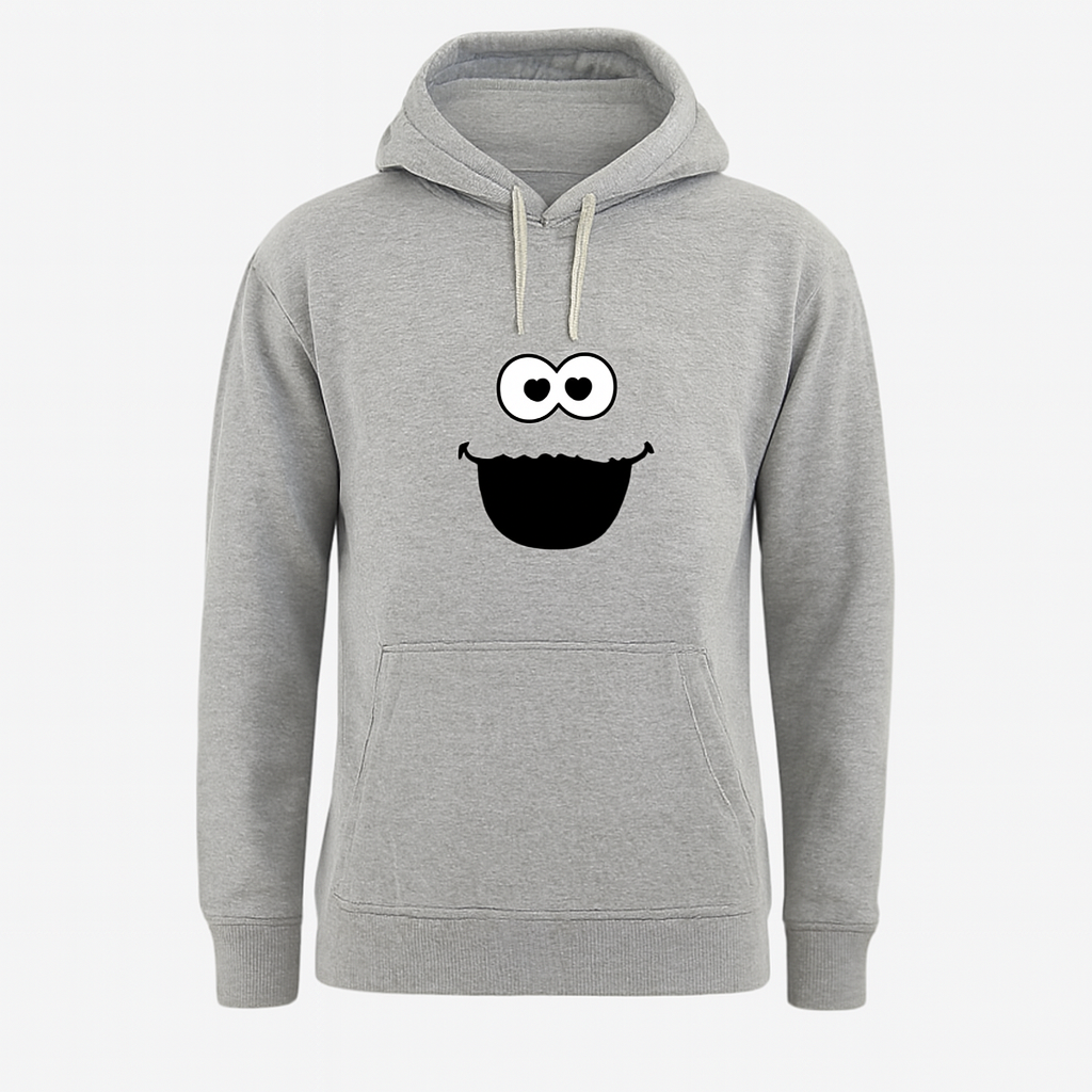 New Winter Collection Full Grey Hoodie Emoji Printed For Men And Boys