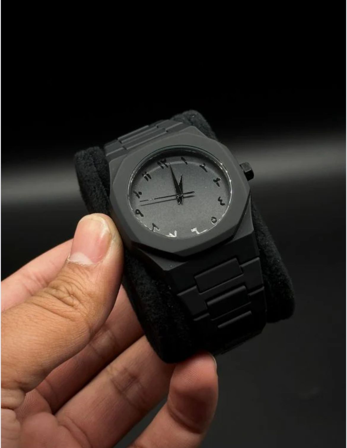 Full Black AURA Quartz Analog Watch – Lightweight Premium Design - Stylish Wrist Watch For Men (With Box)