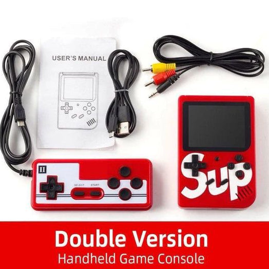 Double Version SUP RETRO GAME BOX with Joystick CONSOLE HANDHELD DUAL CONTROLLER 400 IN 1 GAMES